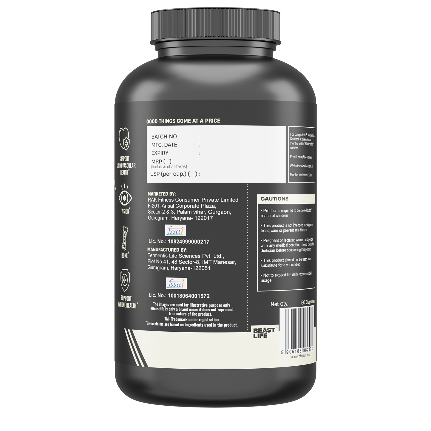 LIPOSOMAL VITAMIN D3 CAPSULES 60N