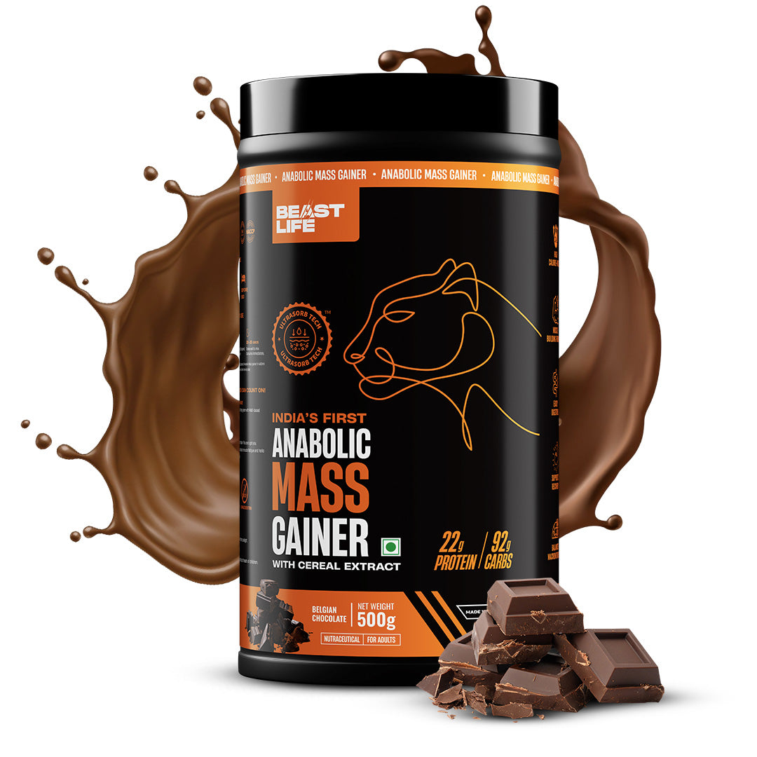 Anabolic Mass Gainer with Ultrasorb Tech (No Maltodextrin) | 500g