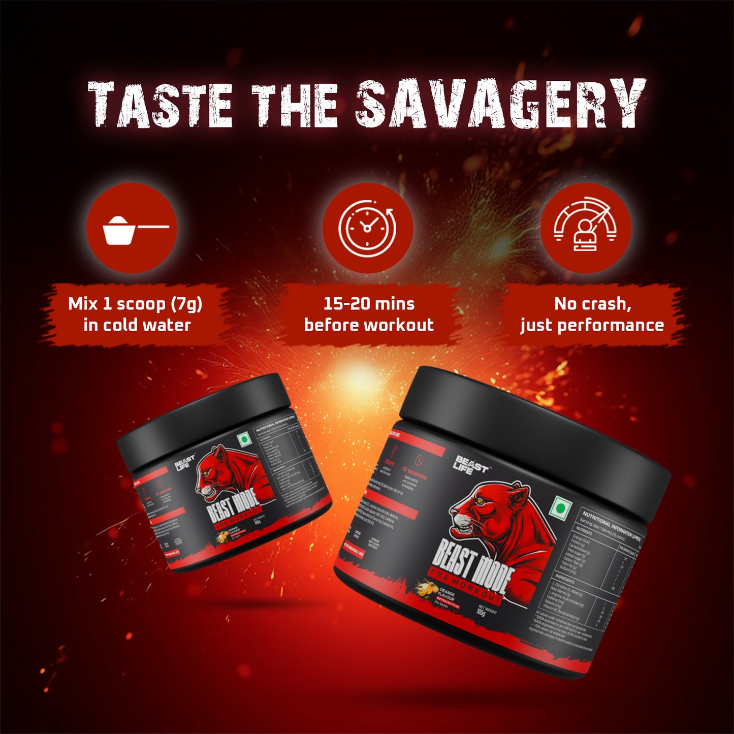 PRE WORKOUT ORANGE 105g