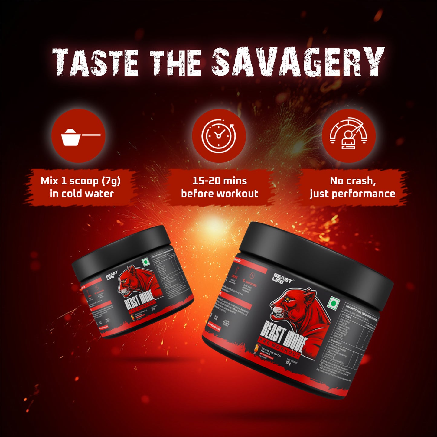 Pre Workout | Sex on the Beach | 105 g