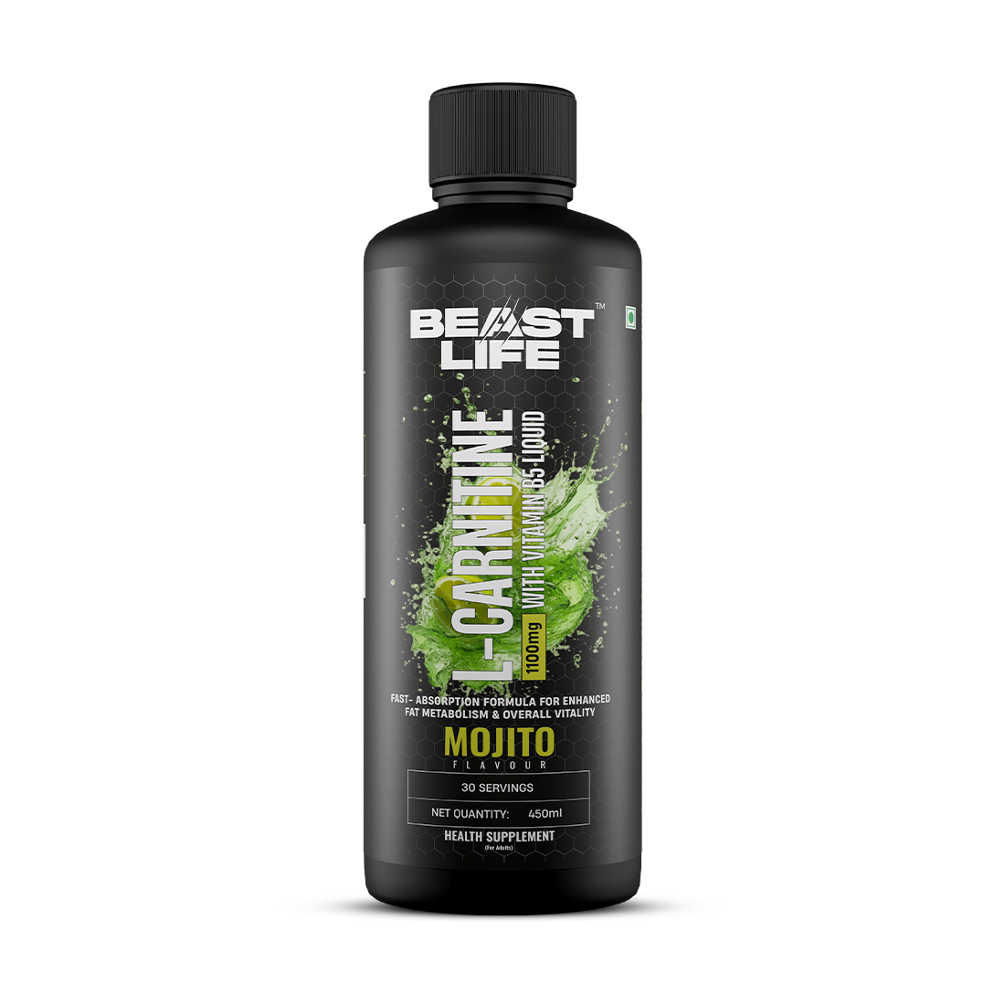 L-Carnitine with Vitamin B5 Liquid 1100 mg | Mojito