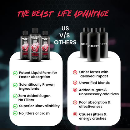 L-Carnitine with Vitamin B5 Liquid 1100mg (Raspberry Lemonade) 450ml