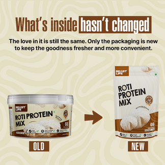 BeastLife ROTI PROTEIN MIX 1 KG (ROTI 2.0) | 66 Servings – Beastlife