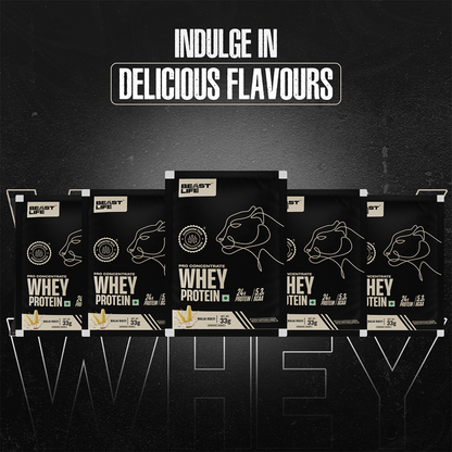 Pro Concentrate Whey Protein Malai Kulfi  (Pack of 5 Sachets) (165g)