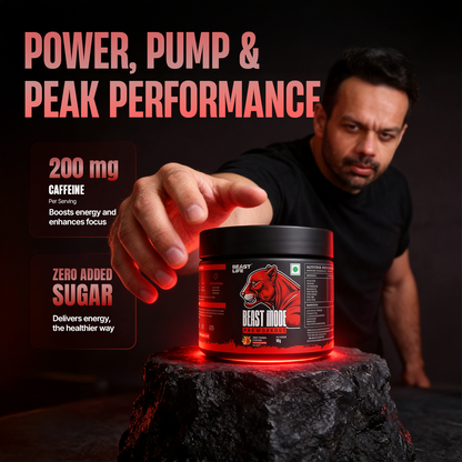 Combo pack | Preworkout | Fruit punch | 105 g + Creatine Monohydrate | Unflavoured | 100 g