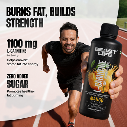 L-Carnitine with Vitamin B5 1100 mg | Mango | 450 ml