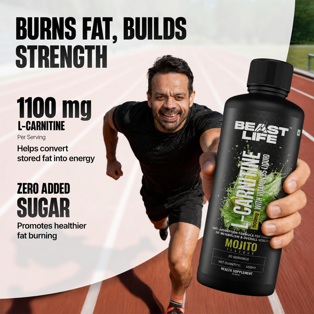 L-Carnitine with Vitamin B5 Liquid 1100 mg | Mojito | 450 ml