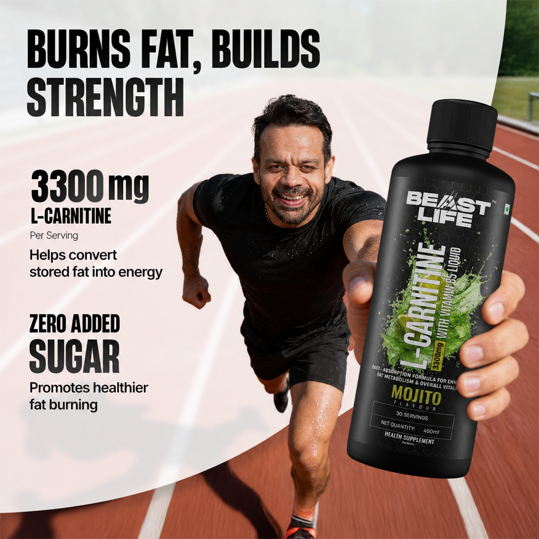 L-Carnitine with Vitamin B5 Liquid 3300 mg | Mojito | 450 ml