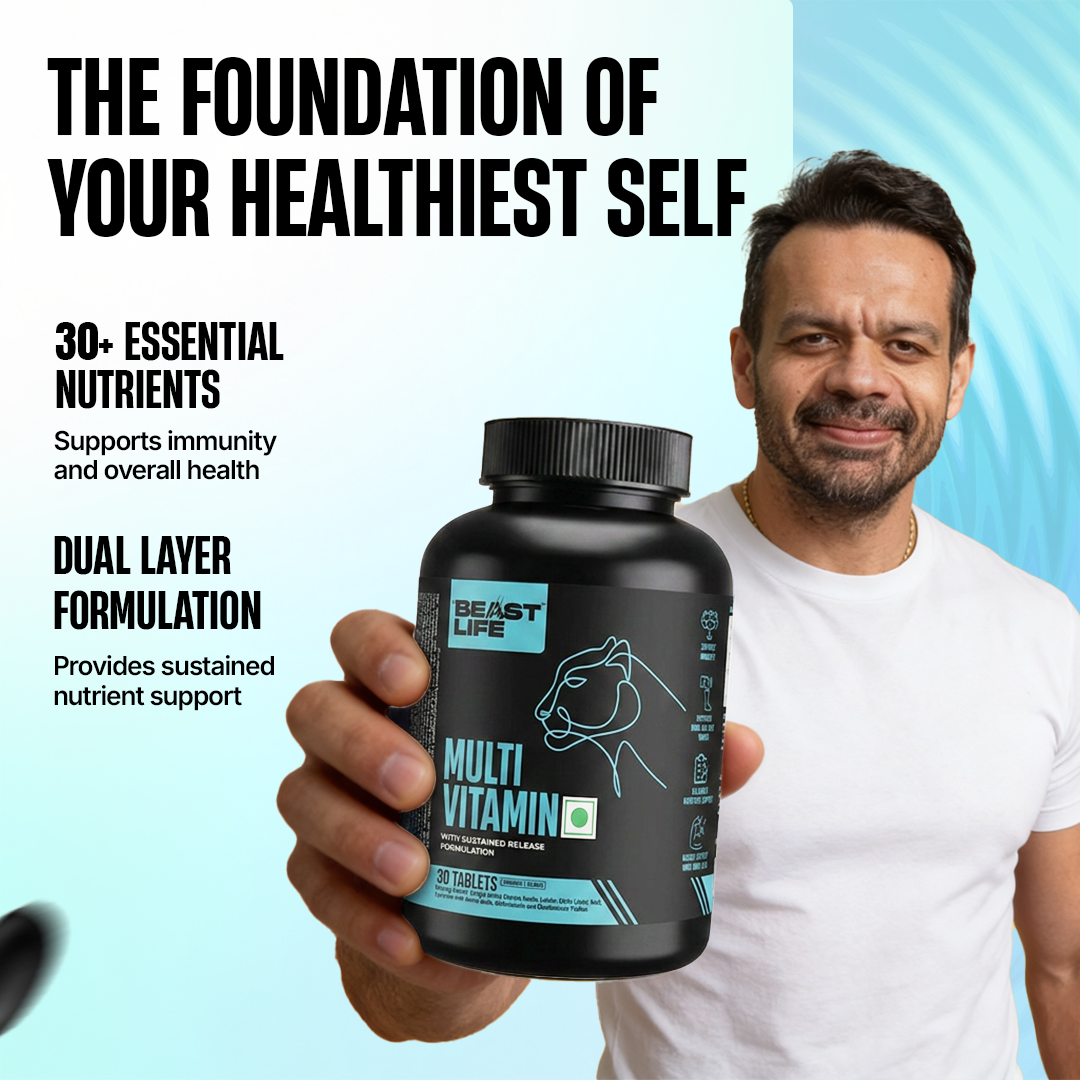 Beastlife Multivitamins with Sustained Release Technology | 90 Day Pack