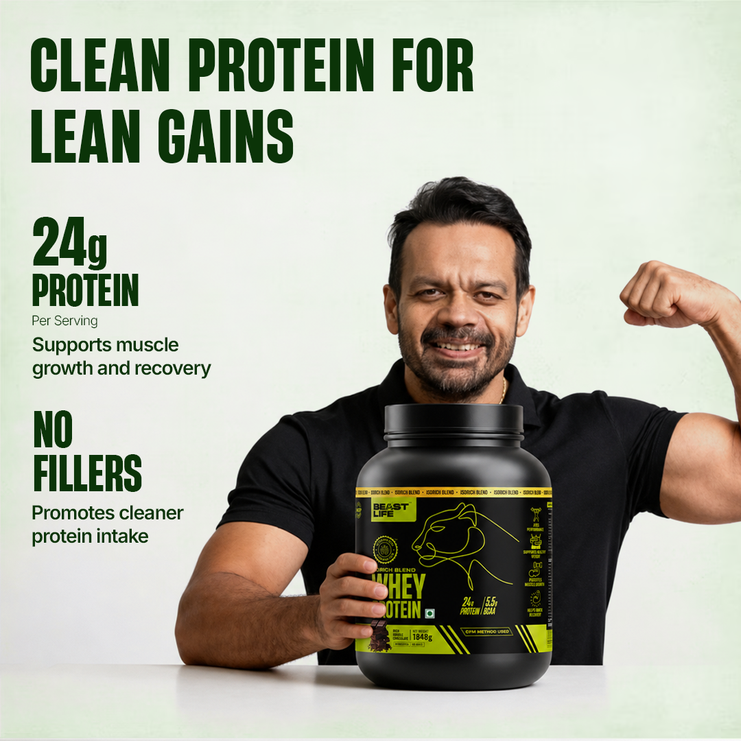Isorich Blend Whey Protein with Ultrasorb Tech | Chocolate | 1.848 kg