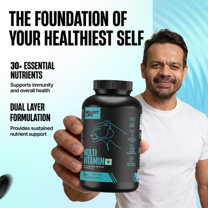 Beastlife Multivitamins with Sustained Release Technology | 60 N