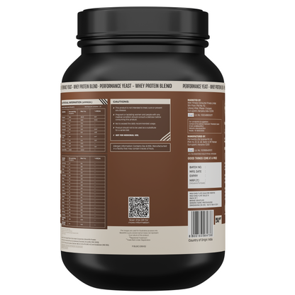 Performance Yeast Whey Protein Blend | Chocolate | 1kg