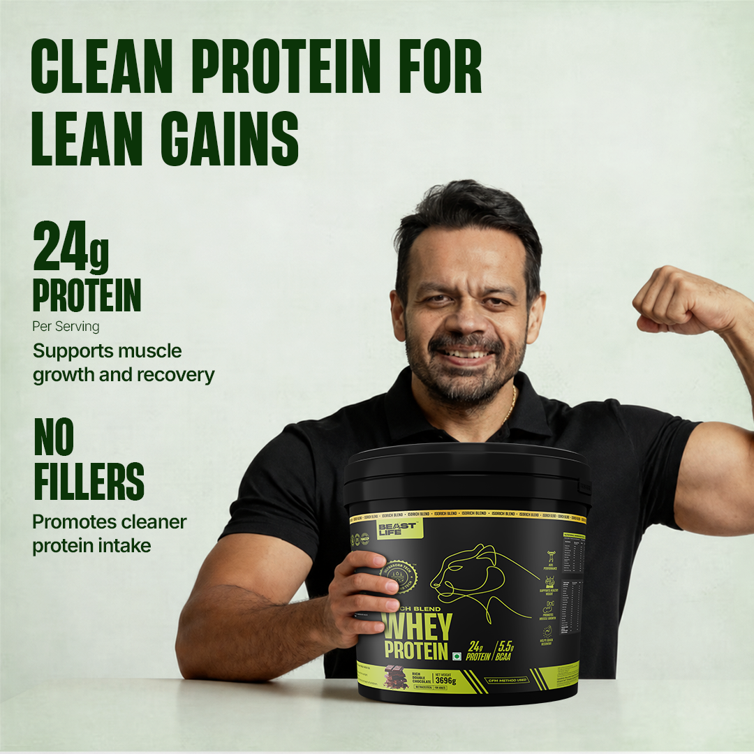 Isorich Blend Whey Protein with Ultrasorb Tech | Chocolate | 3.696 kg