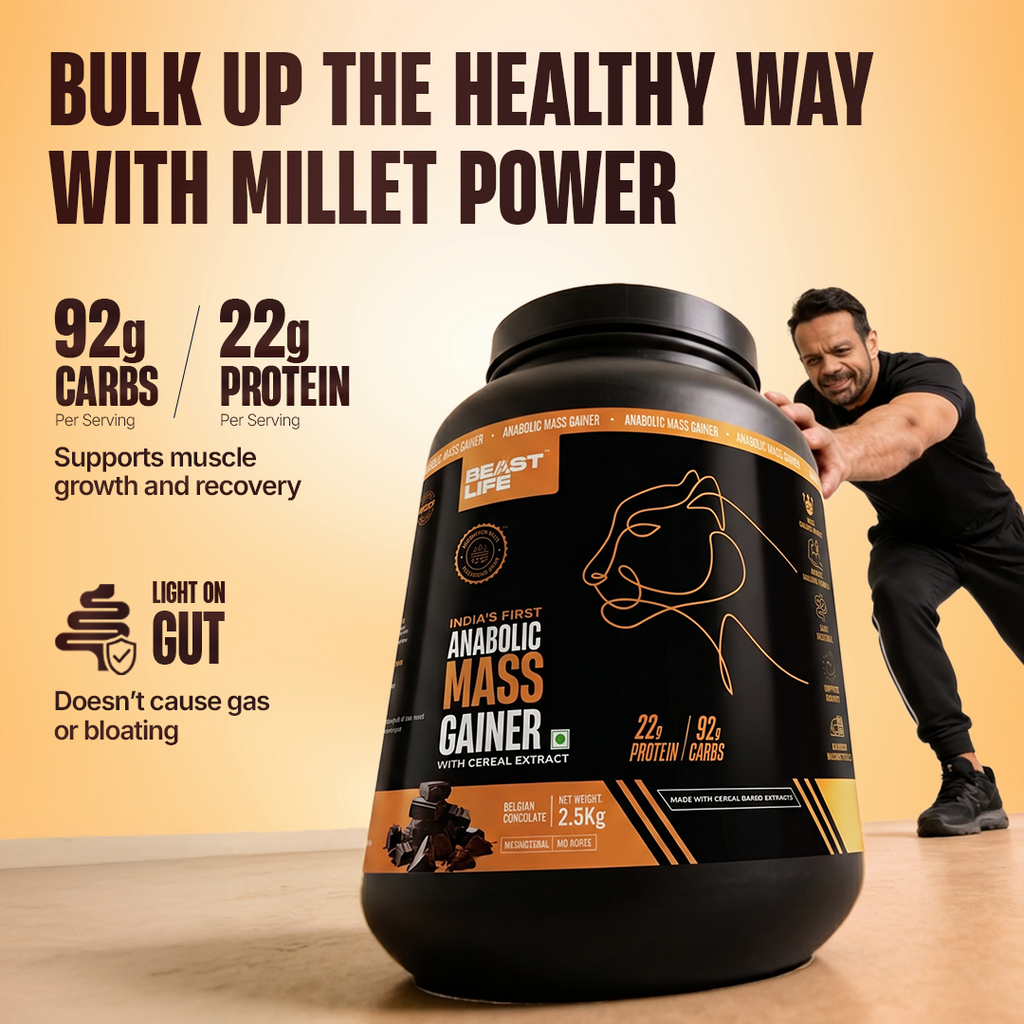 Anabolic Mass Gainer with Ultrasorb Tech, 2.5 kg, Belgian Chocolate - Image 2