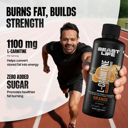 L-Carnitine with Vitamin B5 1100 mg | Orange | 450 ml