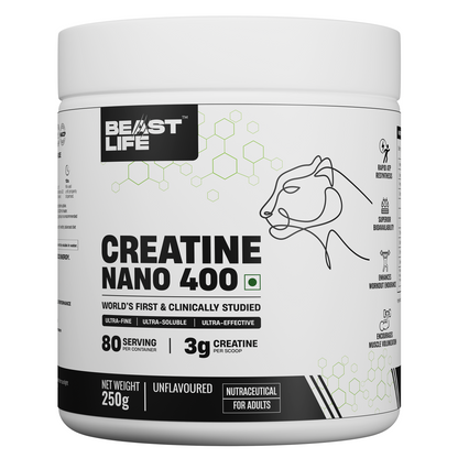 Combo pack | Creatine Nano 400 | Unflavoured | 250 g + Performance Protein | Chocolate | 2 kg
