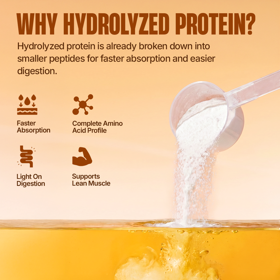 Pre-Digested Hydrolyzed Pea Protein Mango flavour 500g