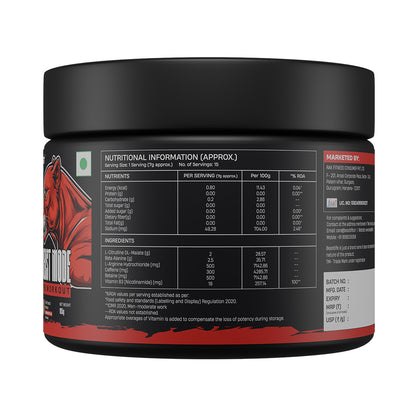 Beastmode Preworkout – Fruit Punch (New Formulation)