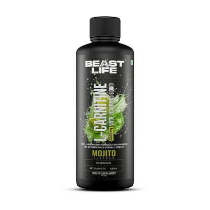 L-Carnitine with Vitamin B5 Liquid 3300 mg | Mojito | 450 ml