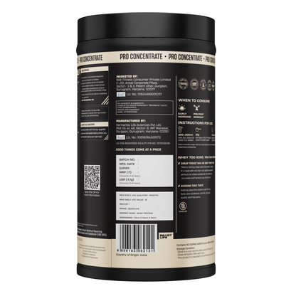 Pro Concentrate Whey Protein Rose 1lbs