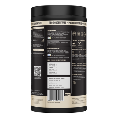 Pro Concentrate Whey Protein Malai Kulfi 1lbs
