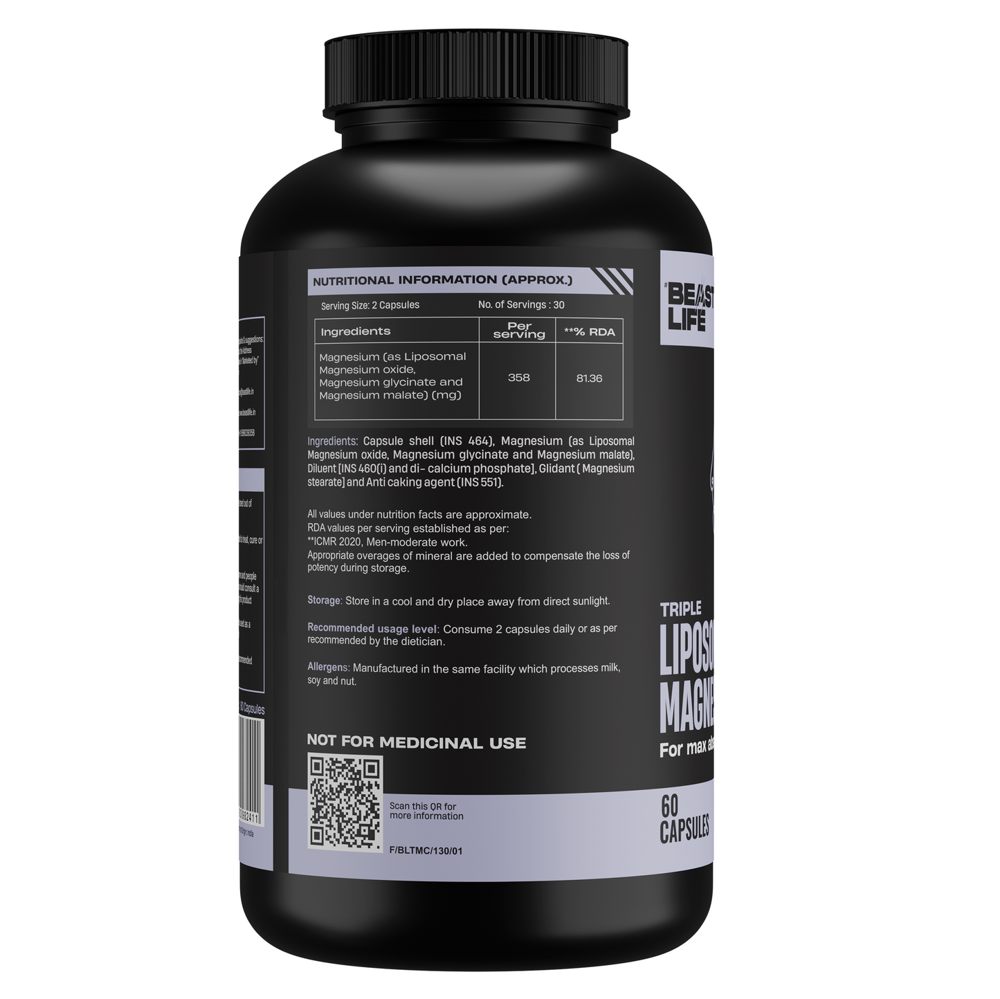 Liposomal Triple Magnesium+ | 60 N