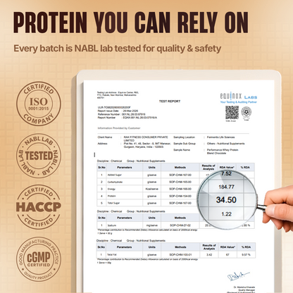 Performance Yeast Whey Protein Blend | Chocolate | 1kg