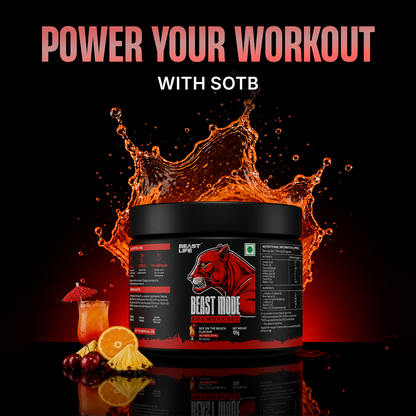 Pre Workout | Beta Alanine • Caffeine • Zero Crash | Sex on the Beach | 105g