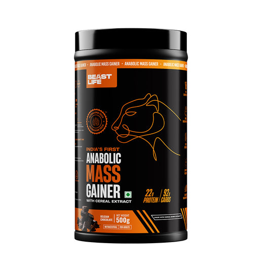 Anabolic Mass Gainer with Ultrasorb Tech (No Maltodextrin) | 500g