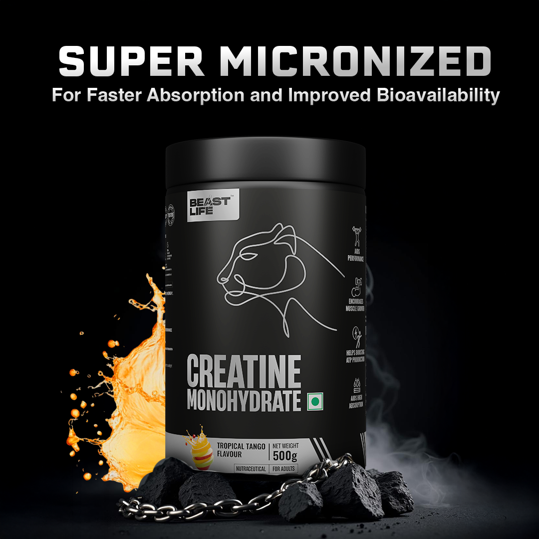 BeastLife Valentine’s Limited Couple Combo | Bold Shaker Red 500ML + Creatine Monohydrate Tropical Tango 500g