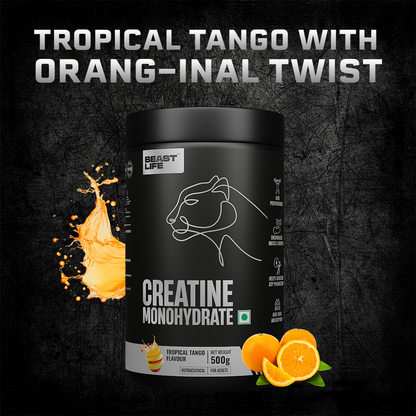 BeastLife Valentine’s Limited Couple Combo | Bold Shaker Red 500ML + Creatine Monohydrate Tropical Tango 500g