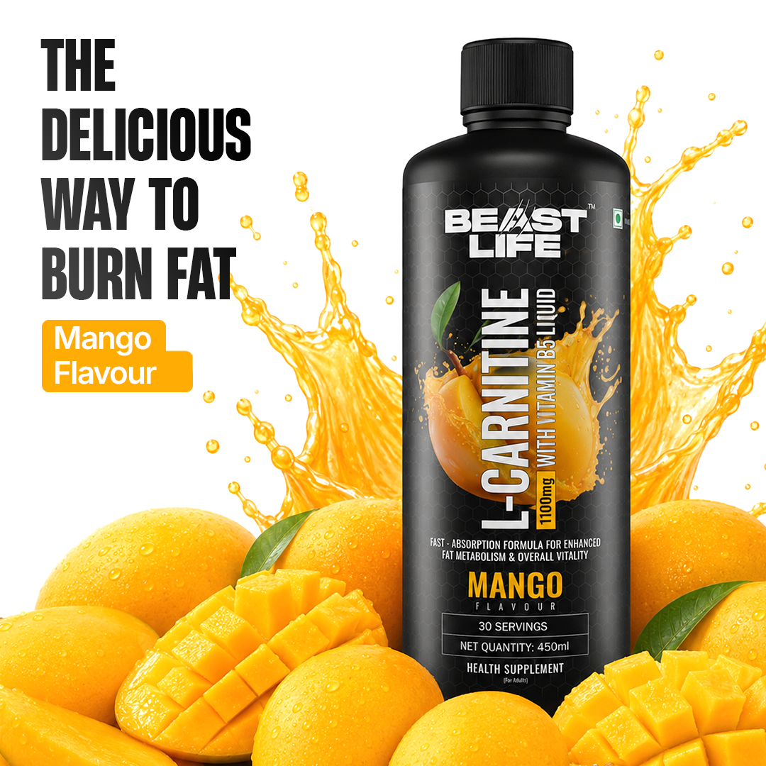 L-Carnitine with Vitamin B5 1100 mg | Mango | 450 ml