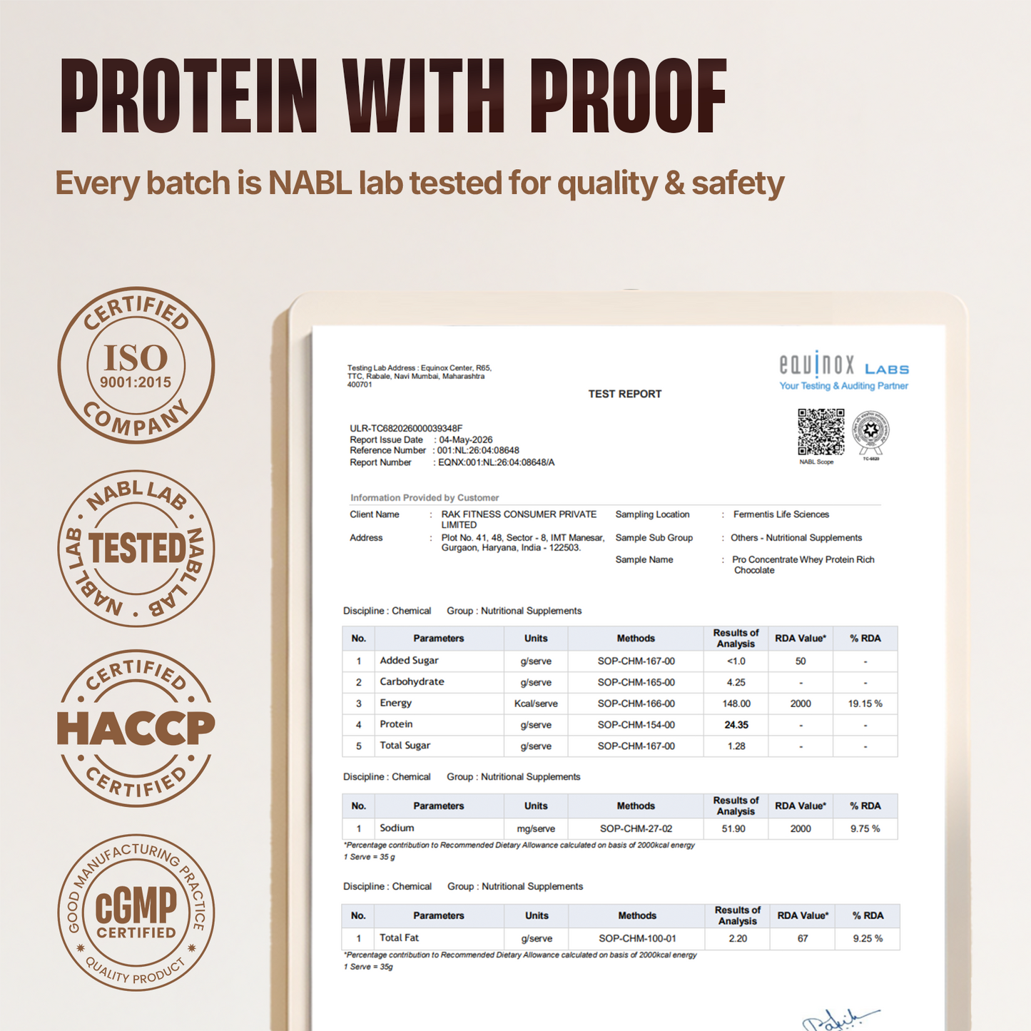 Pro Concentrate Whey Protein with Ultrasorb Tech | Rich Chocolate | Free Gym Bag and Shaker | 3.696 kg