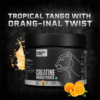 Beastlife Flavour Fusion Creatine Combo | Tropical Tango & Peach | 125 g × 2