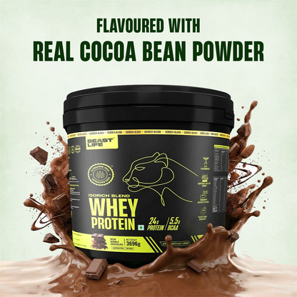 Isorich Blend Whey Protein with Ultrasorb Tech | Chocolate | 3.696 kg