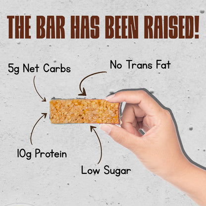 High Protein Bar (10 gm Protein) | Cookies & Cream | Pack of 5