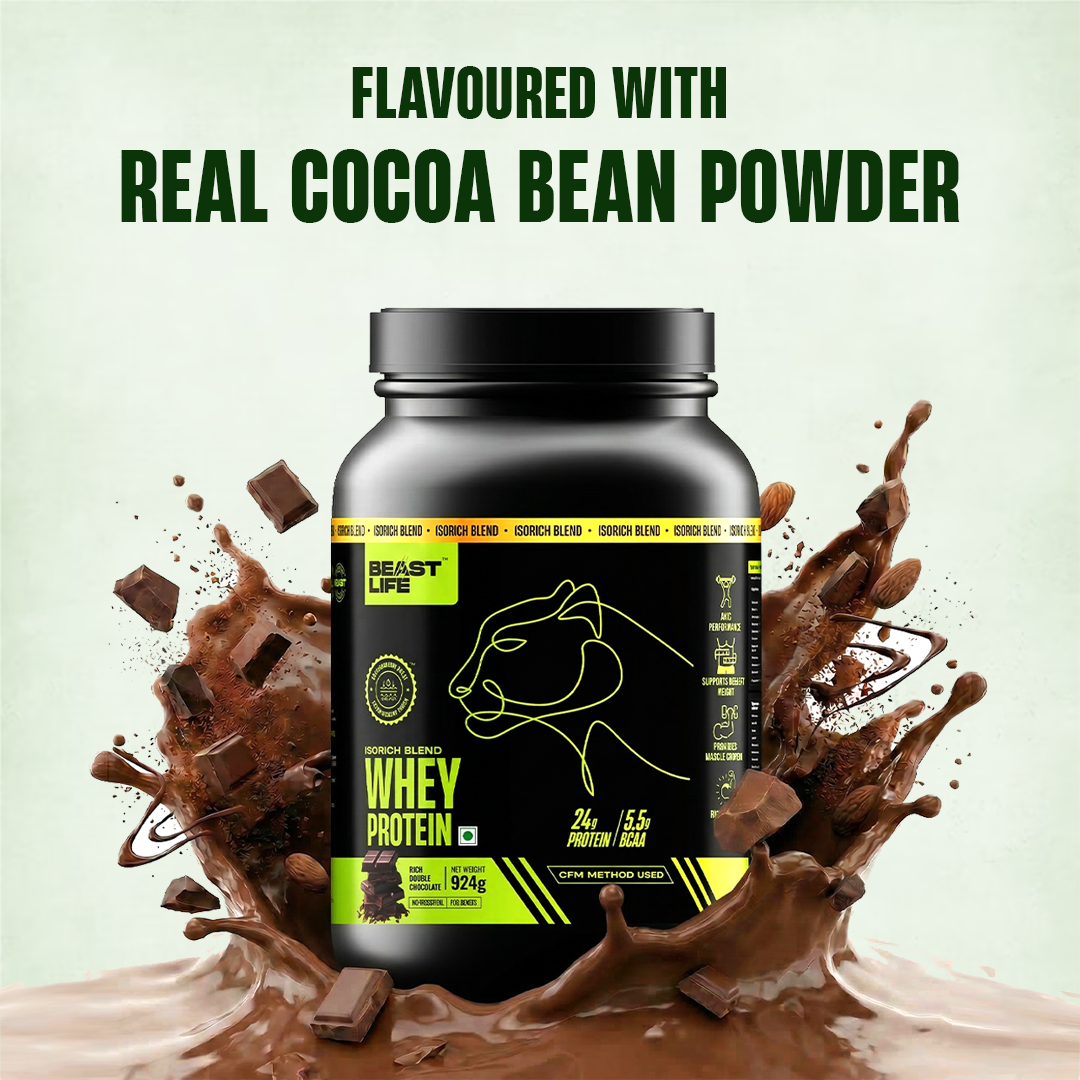Isorich Blend Whey Protein with Ultrasorb Tech | Chocolate | 924 g