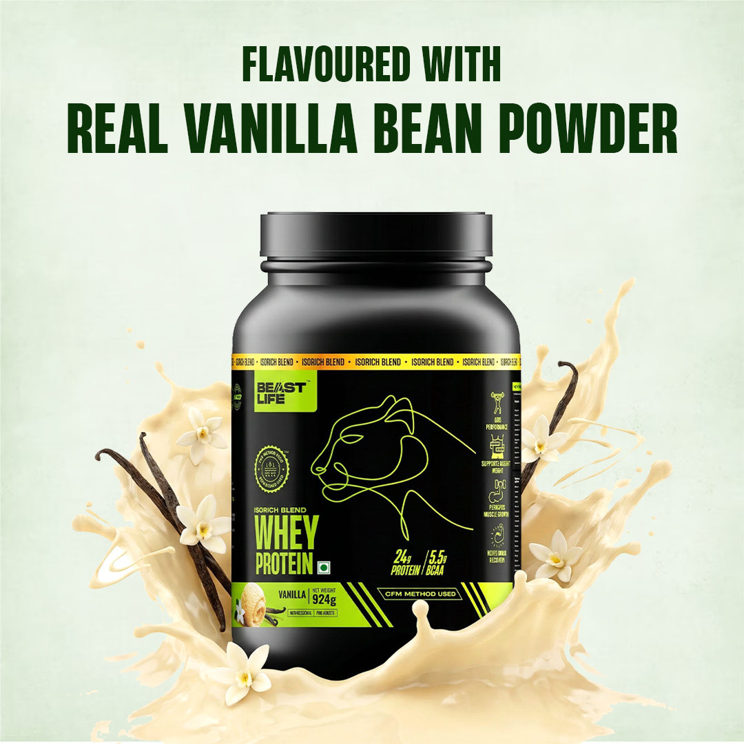 Isorich Blend Whey Protein with Ultrasorb Tech | Vanilla | 924 g
