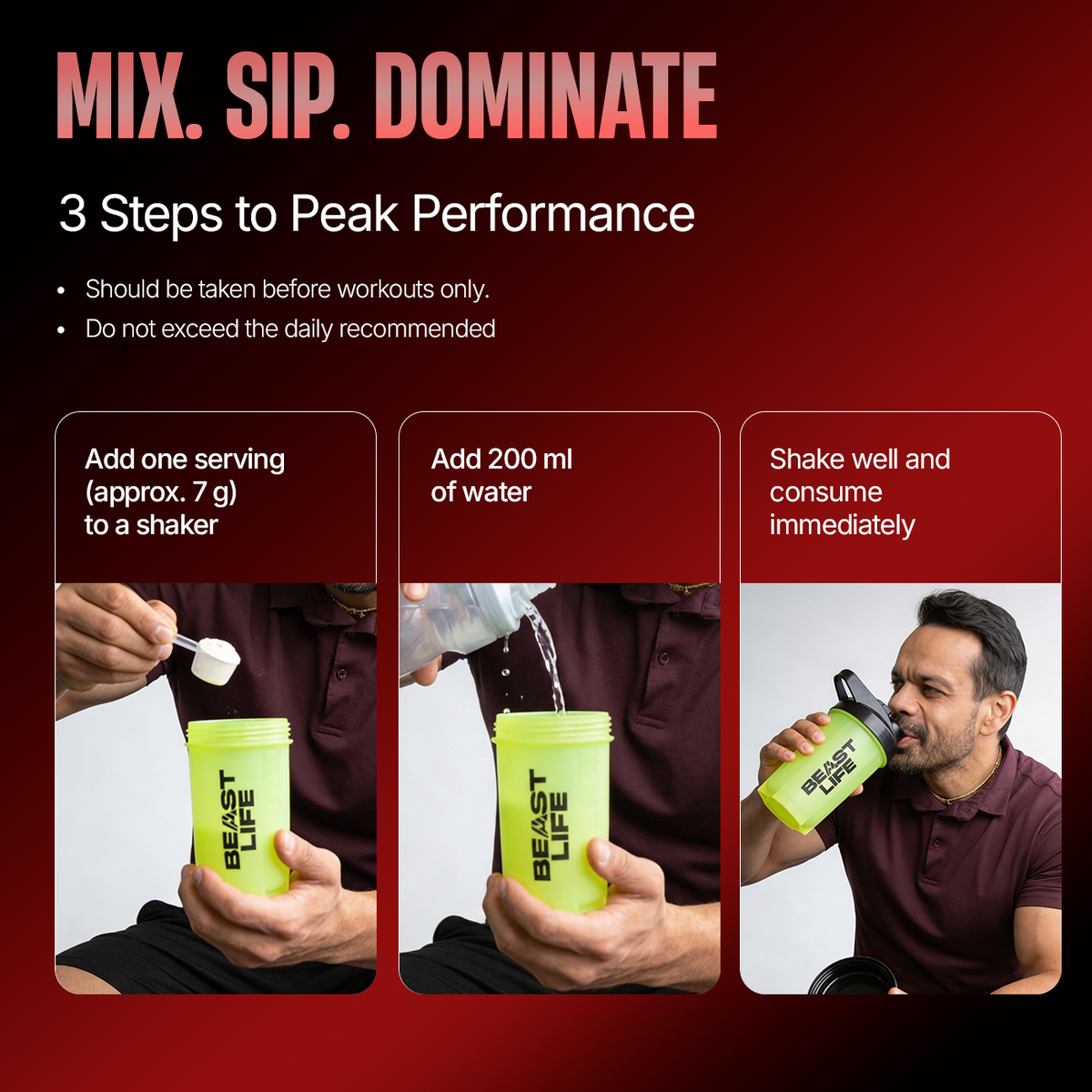 Combo pack | Preworkout | Fruit punch | 105 g + Creatine Monohydrate | Unflavoured | 100 g