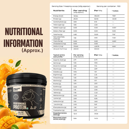 Performance Fermented Yeast Protein with Ultrasorb Tech | Mango | 4 kg