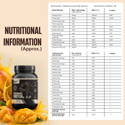 Performance Fermented Yeast Protein with Ultrasorb Tech | Mango | 1 kg