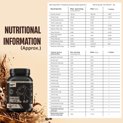 Performance Fermented Yeast Protein with Ultrasorb Tech | Cold Coffee | 1 kg