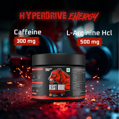 Beastmode Preworkout – Fruit Punch (New Formulation)
