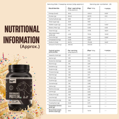 Performance Fermented Yeast Protein with Ultrasorb Tech | Birthday Cake | 1 kg