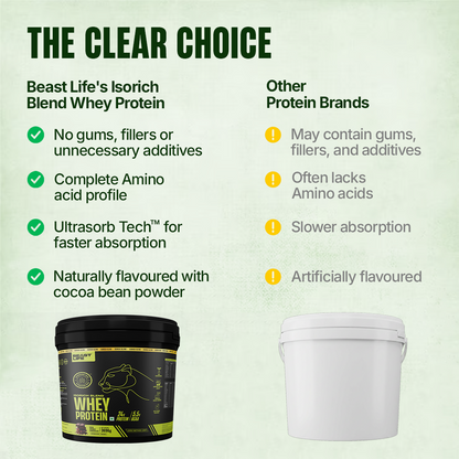 Isorich Blend Whey Protein with Ultrasorb Tech | Chocolate | 3.696 kg