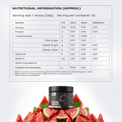 Creatine Monohydrate | Watermelon | 125 g