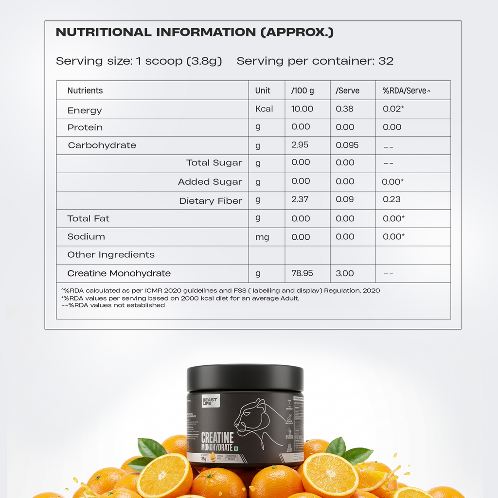 BeastLife Tropical Tango Creatine 125g - Image 9