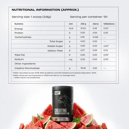 Creatine Monohydrate | Watermelon | 500 g