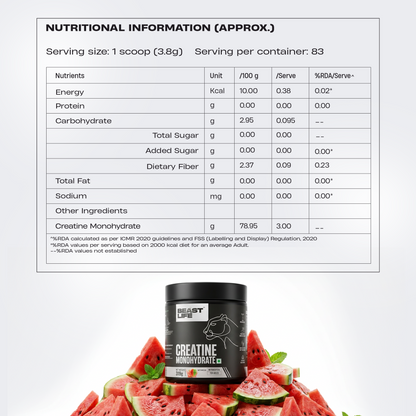 Creatine Monohydrate | Watermelon | 319 g