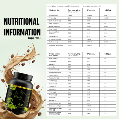 Isorich Blend Whey Protein with Ultrasorb Tech | Coffee | 924 g